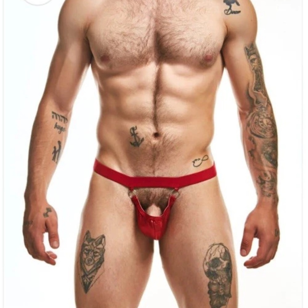 Hot by Sexy Boy Pouch Jock Strap Red L